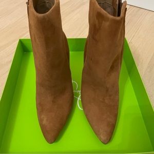 Sam Edelman Wrenley Booties - Brown Suede - size 6.5
